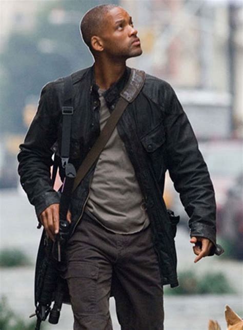 Will Smith I Am Legend Black Leather Jacket – Edison Jacket